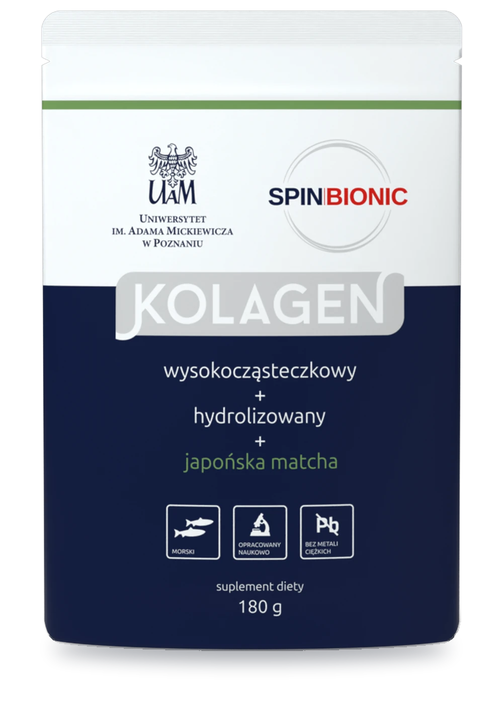 Kolagen SpinBionic – opakowanie 180 g, suplement diety